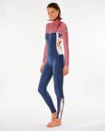 Rip Curl Womens 5/3 CZ Dawn Patrol GBS Wetsuit/Steamer - Slate Rose Rip Curl Womens 5/3 CZ Dawn Patrol GBS Wetsuit/Steamer - Slate Rose