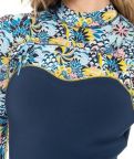 Roxy Womens 4/3mm Marine Bloom Wetsuit - Chest Zip GBS Womens Steamer Roxy Womens 4/3mm Marine Bloom Wetsuit - Chest Zip GBS Womens Steamer
