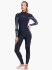 Roxy Womens 5/4/3 Syncro Chest Zip Winter Wetsuit - Jet Black Roxy Womens 5/4/3 Syncro Chest Zip Winter Wetsuit - Jet Black