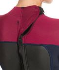 Roxy Womens 3/2mm Prologue Steamer - Flat Lock, Back Zip Wetsuit - Dark Navy/Burgundy Roxy Womens 3/2mm Prologue Steamer - Flat Lock, Back Zip Wetsuit - Dark Navy/Burgundy