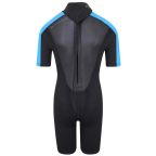 Typhoon Swarm Childrens Shorty Wetsuit - Black Blue