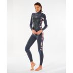 Rip Curl Womens 5/3 Flashbomb CZ Wetsuit - Washed Black Design