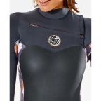 Rip Curl Womens 5/3 Flashbomb CZ Wetsuit - Washed Black Design