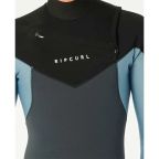 Rip Curl Mens Dawn Patrol Warmth 4/3 mm Chest Zip Steamer - Mineral Blue Rip Curl Mens Dawn Patrol Warmth 4/3 mm Chest Zip Steamer - Mineral Blue