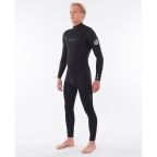 Rip Curl Mens Dawn Patrol Warmth 4/3 mm Chest Zip Steamer | Black Rip Curl Mens Dawn Patrol Warmth 4/3 mm Chest Zip Steamer | Black