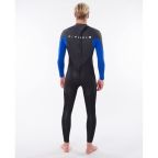 Rip Curl Mens Omega 3/2mm BZ Wetsuit - Black/Blue