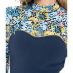 Roxy Womens 3/2mm Marine Bloom Wetsuit - Chest Zip GBS Womens Steamer Roxy Womens 3/2mm Marine Bloom Wetsuit - Chest Zip GBS Womens Steamer
