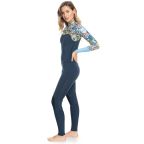 Roxy Womens 3/2mm Marine Bloom Wetsuit - Chest Zip GBS Womens Steamer Roxy Womens 3/2mm Marine Bloom Wetsuit - Chest Zip GBS Womens Steamer