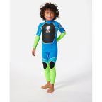 Rip Curl Groms Omega Easy On/Off Kids Back Zip Wetsuit