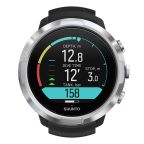 Suunto D5 Steel Watch Style Dive Computer Black + White