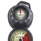 Scubapro 3 Inline 3 Gauge Console - Depth, Contents & Compass