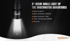 OrcaTorch D700 Dive Torch - 1700 Lumens Dive Torch
