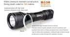OrcaTorch D550 1000 Lumens Dive Torch OrcaTorch D550 1000 Lumens Dive Torch