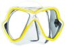 Mares X Vision Diving Mask - Clear White Yellow Mares X Vision Diving Mask - Clear White Yellow
