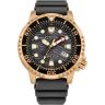 Citizen Promaster Diver Watch Grey + Gold - Eco-Drive BN0163-00H