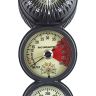 Scubapro 3 Inline 3 Gauge Console - Depth, Contents & Compass
