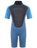Typhoon Swarm Infants 3mm Shorty Wetsuit - Steel Blue / Blue