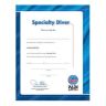 PADI Specialty Diver Certificate