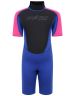 Typhoon Swarm Infants 3mm Shorty Wetsuit - Steel Blue / Blue