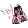 Mares Kids Mask Fins Snorkel Set - Pirate Mask + X-One Fins