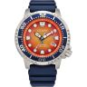 Citizen Promaster Diver Watch - Orange Face + Blue Strap BN0169-03X
