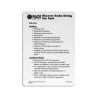 PADI Discover Scuba Diving Instructor Cue Card PADI Discover Scuba Diving Instructor Cue Card