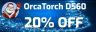 OrcaTorch D710V Video Light + ZJ17 Mini Base Bundle