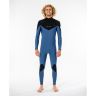 Rip Curl Mens Dawn Patrol Warmth 4/3 mm Chest Zip Steamer - Blue