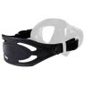 Scubapro Mask Strap 21mm, Spectra, Spectra Mini, Clear, Black Silicone