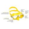 Cressi Marea Jr + Top - Kids Snorkel Combo Solid Colours