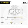 Cressi Palau / Marea - Mask Fins + Snorkel Set