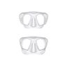 Scubapro D-Mask Dive Mask Skirt | Clear & Black