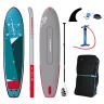Starboard iGo Zen 11'2" Double Chamber iSUP Paddleboard Package + Lima Tufskin Paddle