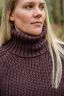 Musto Womens Marina Roll Neck Knit Jumper - Fig Musto Womens Marina Roll Neck Knit Jumper - Fig