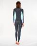 Rip Curl Womens 5/3 CZ Dawn Patrol GBS Wetsuit/Steamer - Charcoal/Aqua