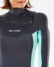Rip Curl Womens 5/3 CZ Dawn Patrol GBS Wetsuit/Steamer - Charcoal/Aqua