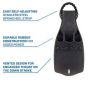 Scubapro Jet Fins | The Original Jet Fin - Black