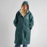 Dryrobe Advance Long Sleeve Changing Robe | Dark Green & Grey