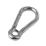Marine Grade Stainless Steel Carabiner With Eye All Sizes