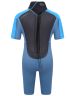 Typhoon Swarm Infants 3mm Shorty Wetsuit - Steel Blue / Blue