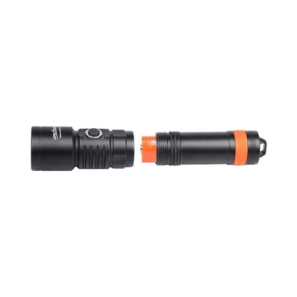 OrcaTorch D710V Video Light + ZJ17 Mini Base Bundle