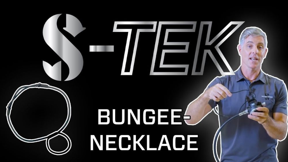 Scubapro S-Tek Bungee Regulator Necklace Scubapro S-Tek Bungee Regulator Necklace