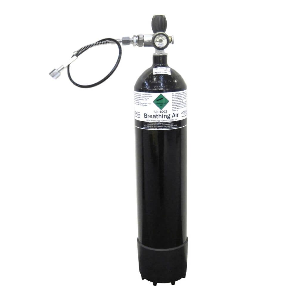 Airgun Charging Cylinder 7 Litre - 300Bar + MDE Jubilee Charging Valve