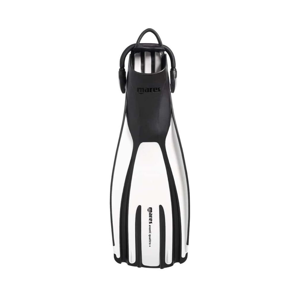 Mares Avanti Quattro Plus Fins - Adjustable Open Heel Diving Fins