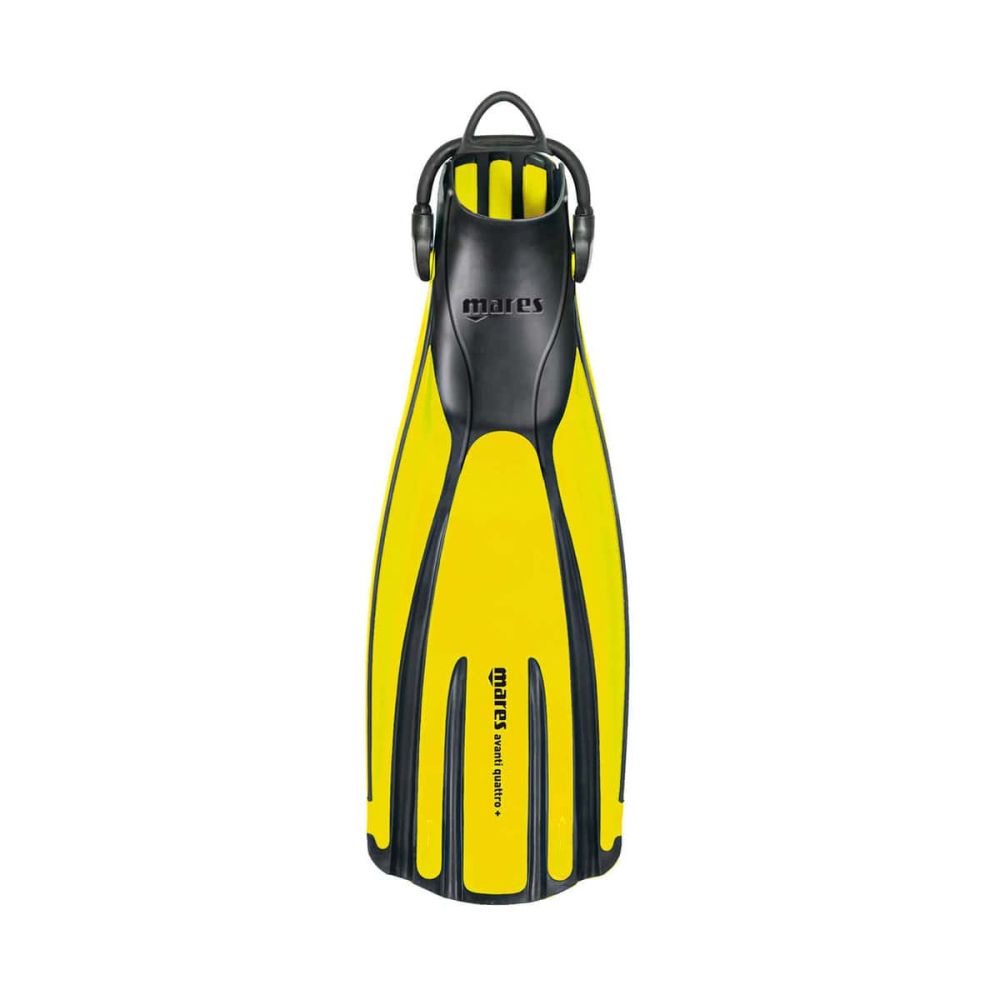 Mares Avanti Quattro Plus Fins - Adjustable Open Heel Diving Fins