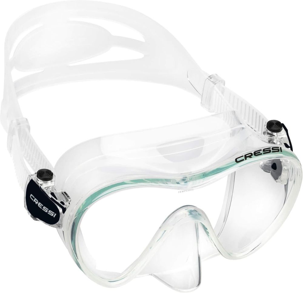 Cressi F1 Frameless Single Lens Diving Mask - All Colours
