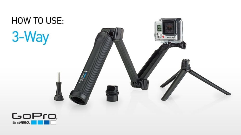 GoPro 3-Way | Grip | Tripod | Extension Arm