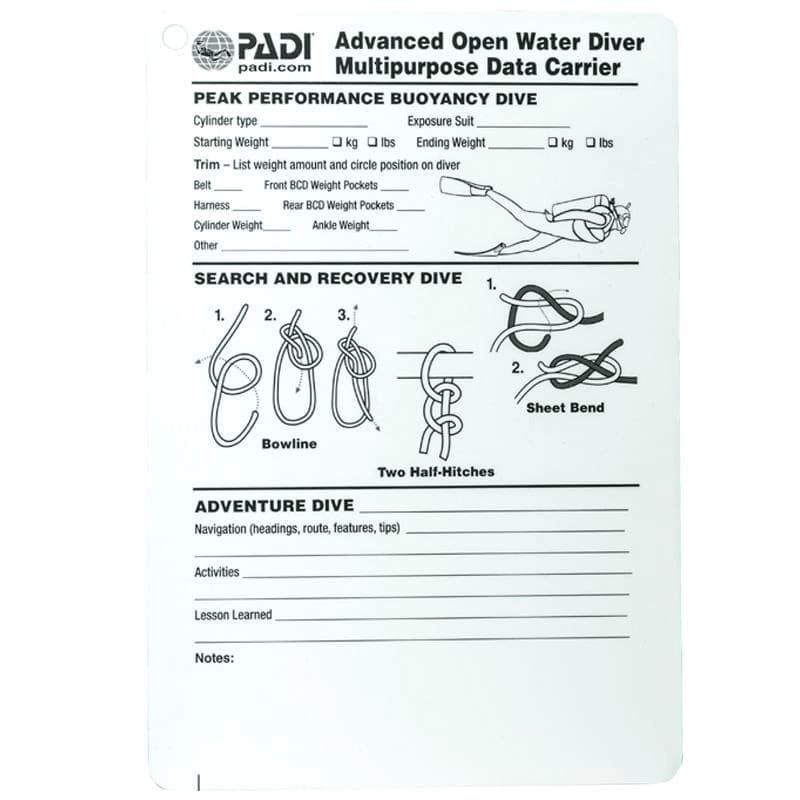 PADI Advanced Open Water Diver Crewpak SMB & Whistle PADI Advanced Open Water Diver Crewpak SMB & Whistle