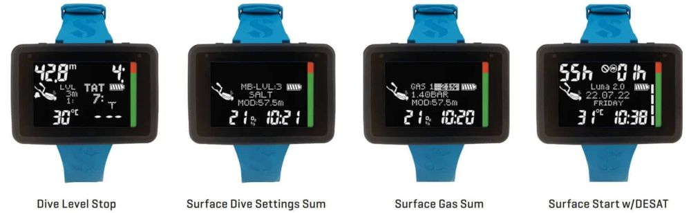 Scubapro Luna 2.0 Widescreen Dive Computer