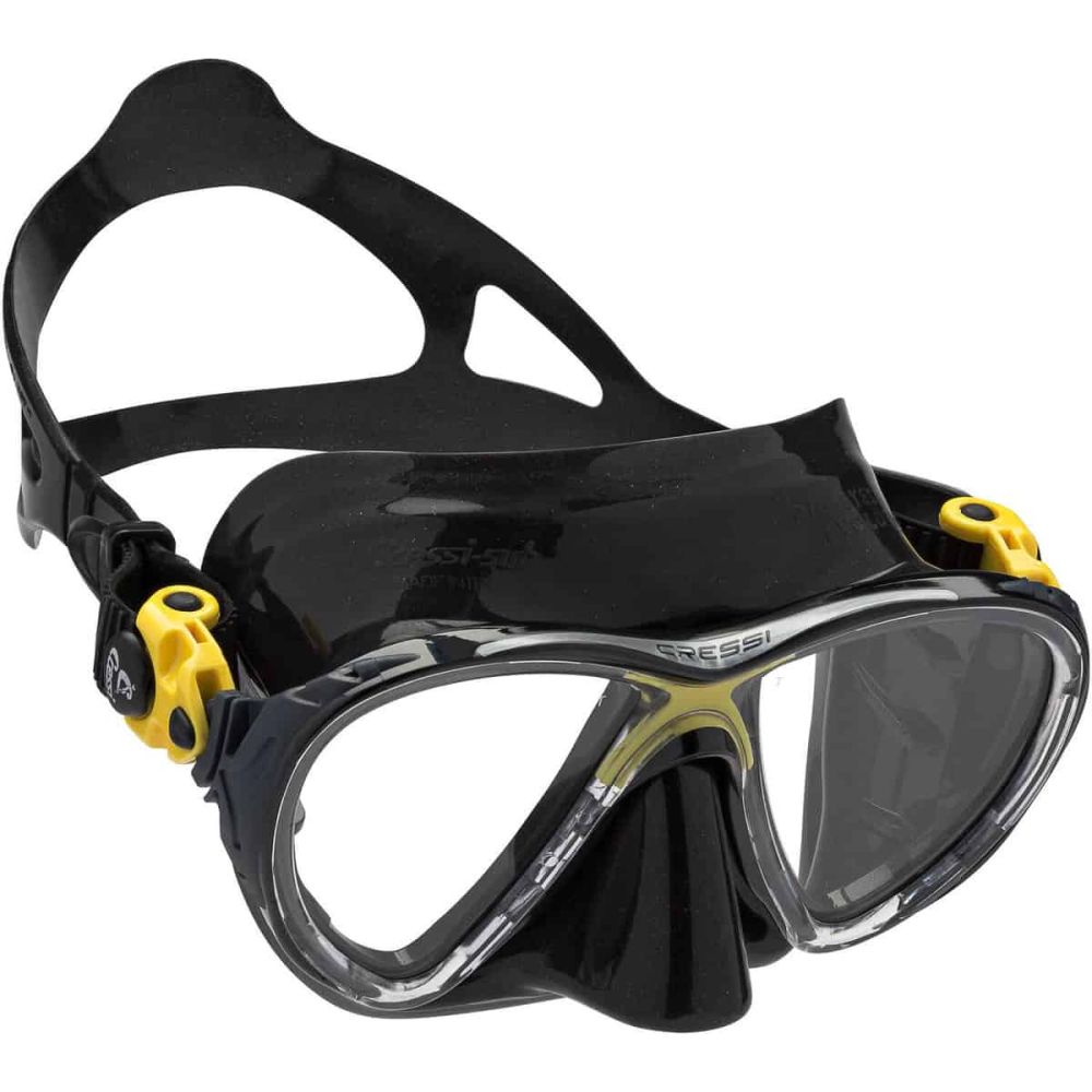 Cressi Big Eyes Evolution Mask - Black Skirt Cressi Big Eyes Evolution Mask - Black Skirt